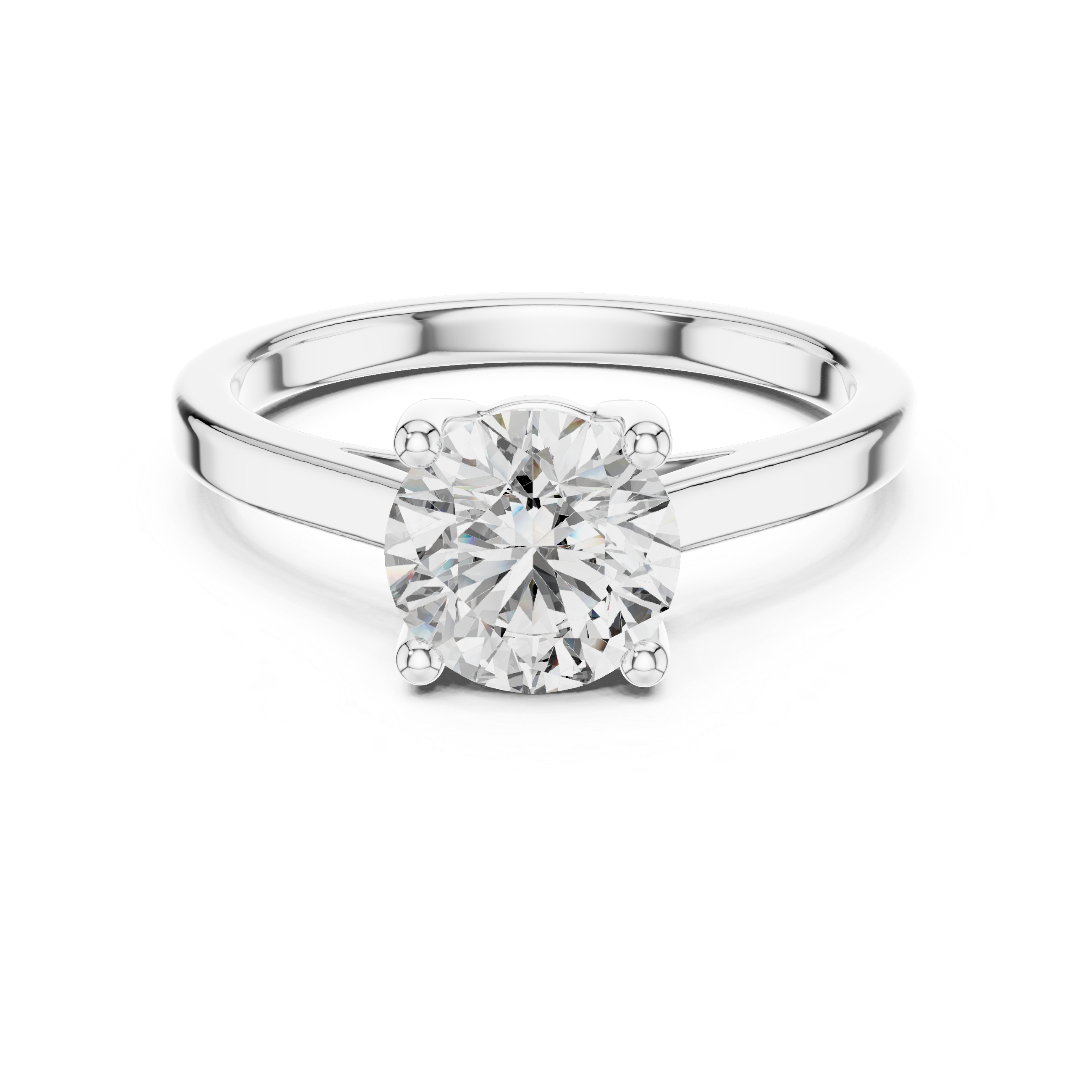 Stunning Split Shank Lab grown diamond Ring