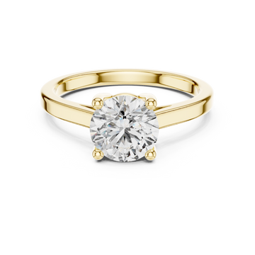 Stunning Split Shank Lab grown diamond Ring