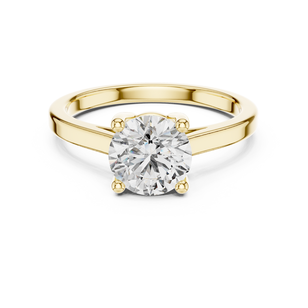 Stunning Split Shank Lab grown diamond Ring