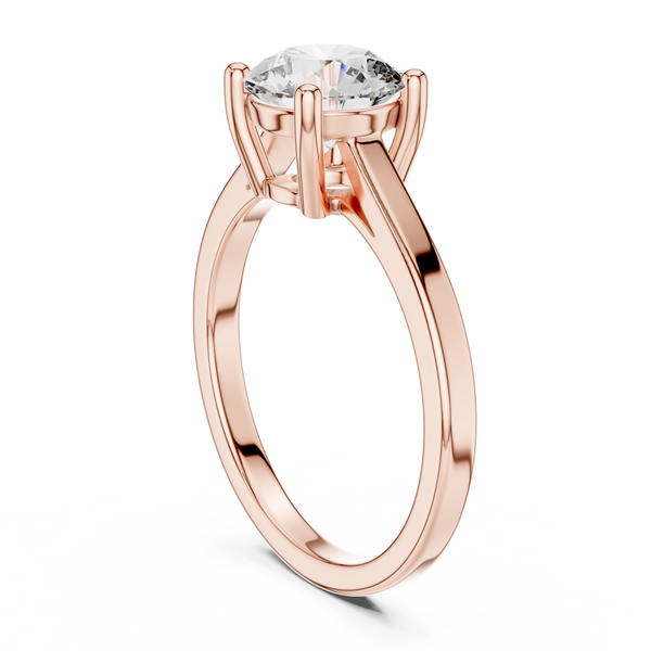 Stunning Split Shank Lab grown diamond Ring