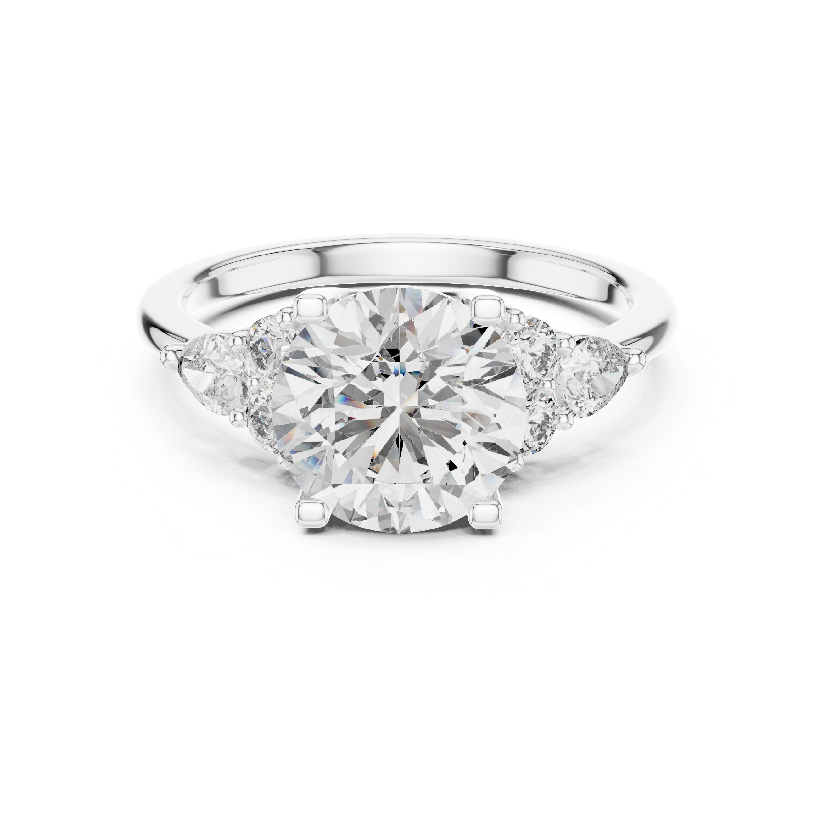 Sparkling Halo Lab grown diamond Ring