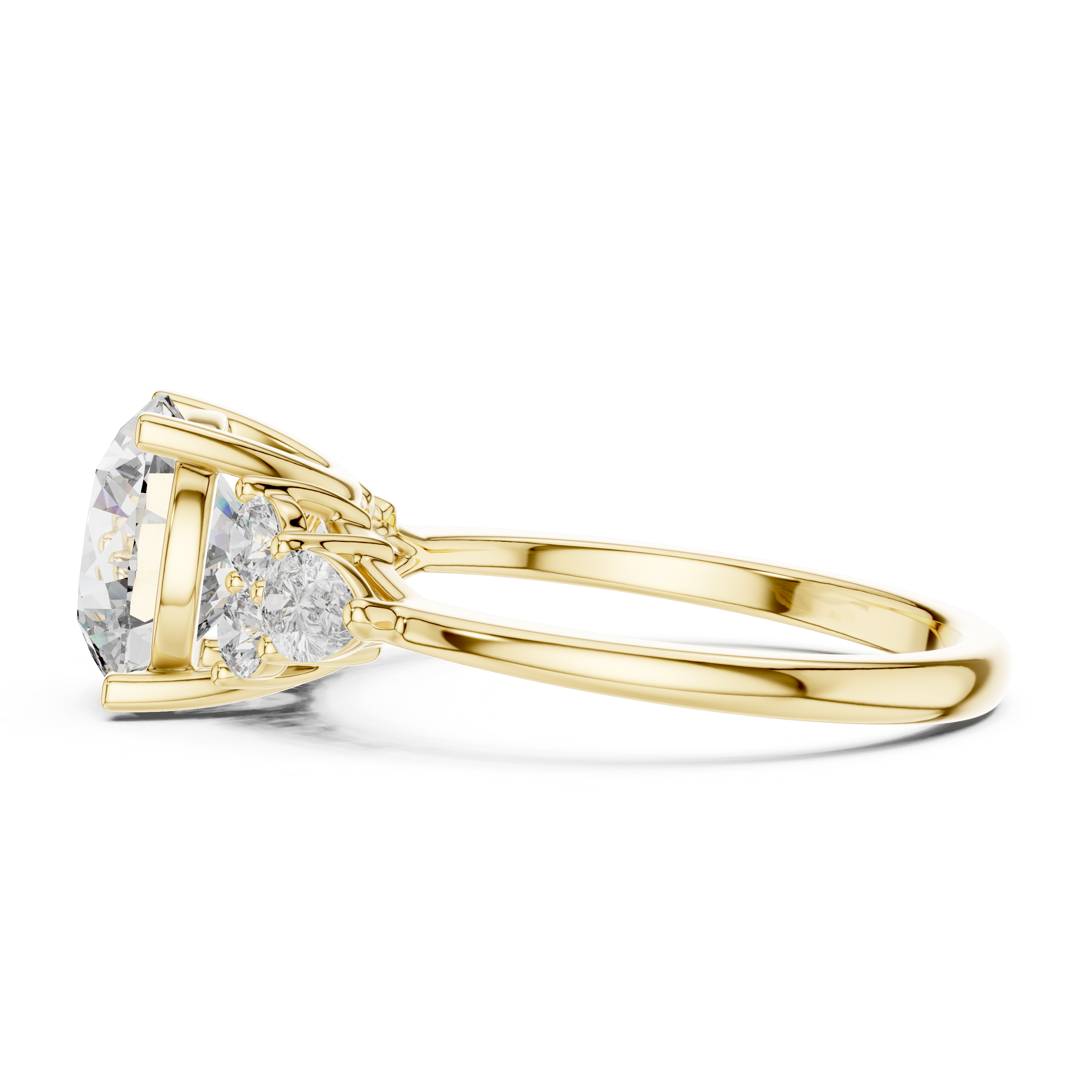 Sparkling Halo Lab grown diamond Ring
