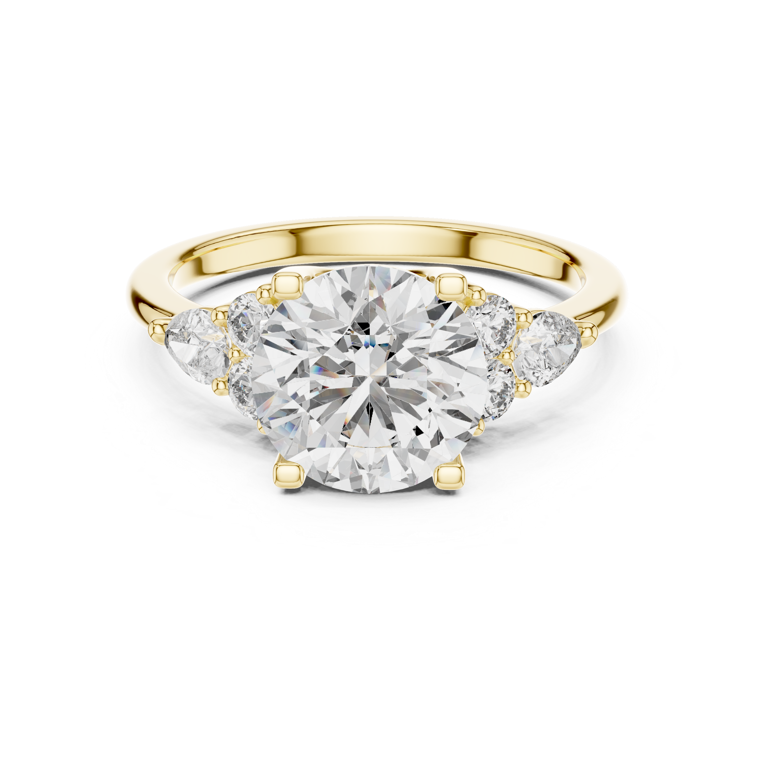 Sparkling Halo Lab grown diamond Ring