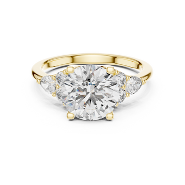Sparkling Halo Lab grown diamond Ring