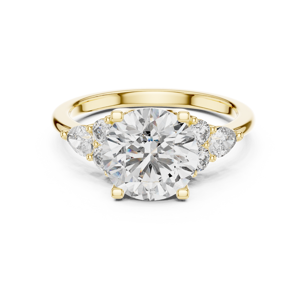 Sparkling Halo Lab grown diamond Ring