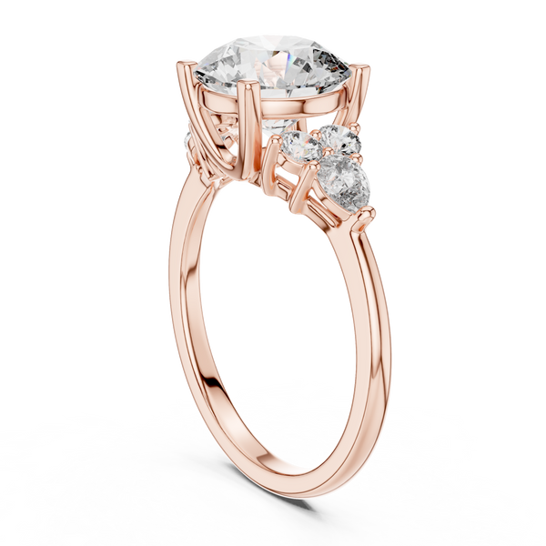 Sparkling Halo Lab grown diamond Ring