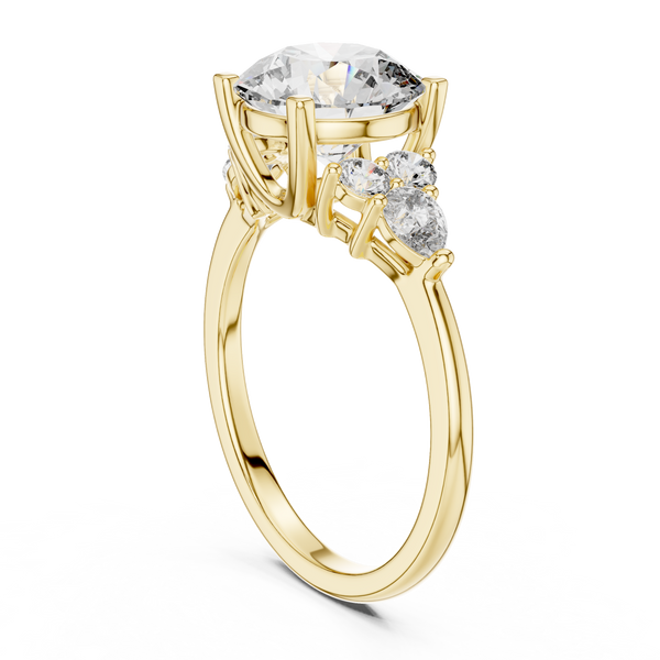 Sparkling Halo Lab grown diamond Ring