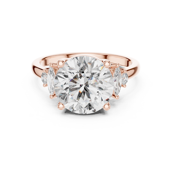 Romantic Scroll Lab grown diamond Ring
