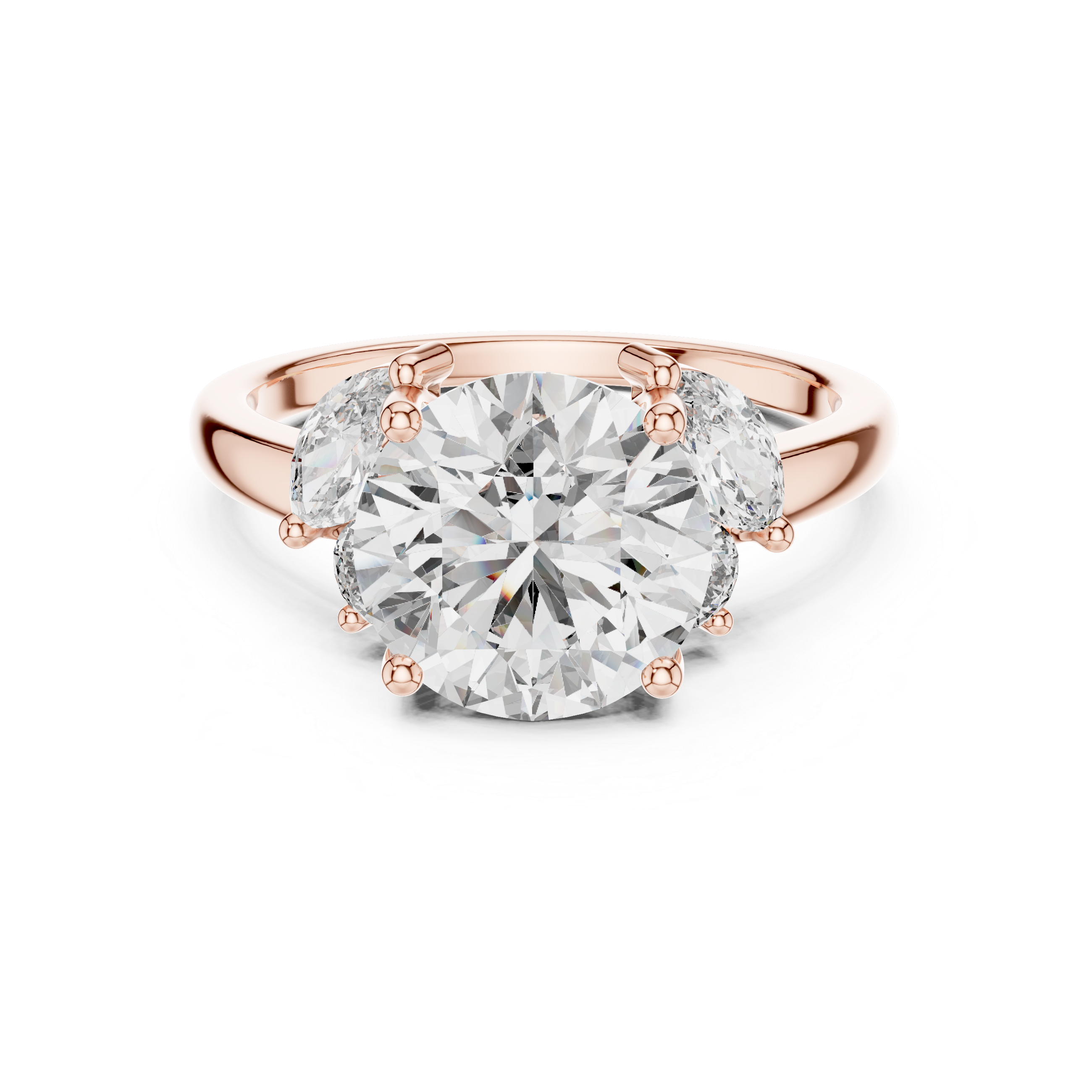 Flowing Wave Lab grown diamond Ring