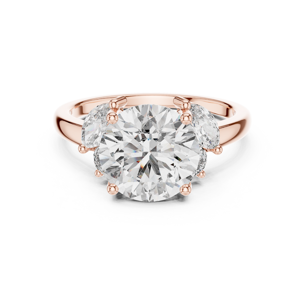 Flowing Wave Lab grown diamond Ring