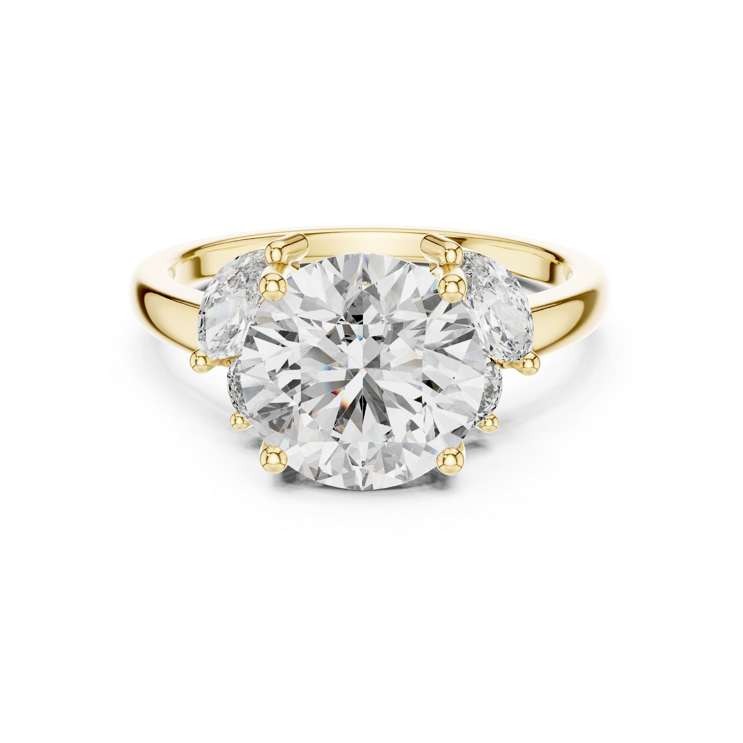 Flowing Wave Lab grown diamond Ring