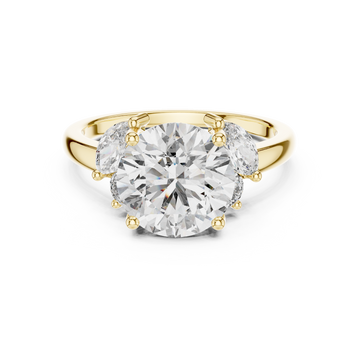 Flowing Wave Lab grown diamond Ring