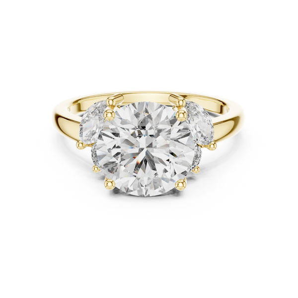 Flowing Wave Lab grown diamond Ring
