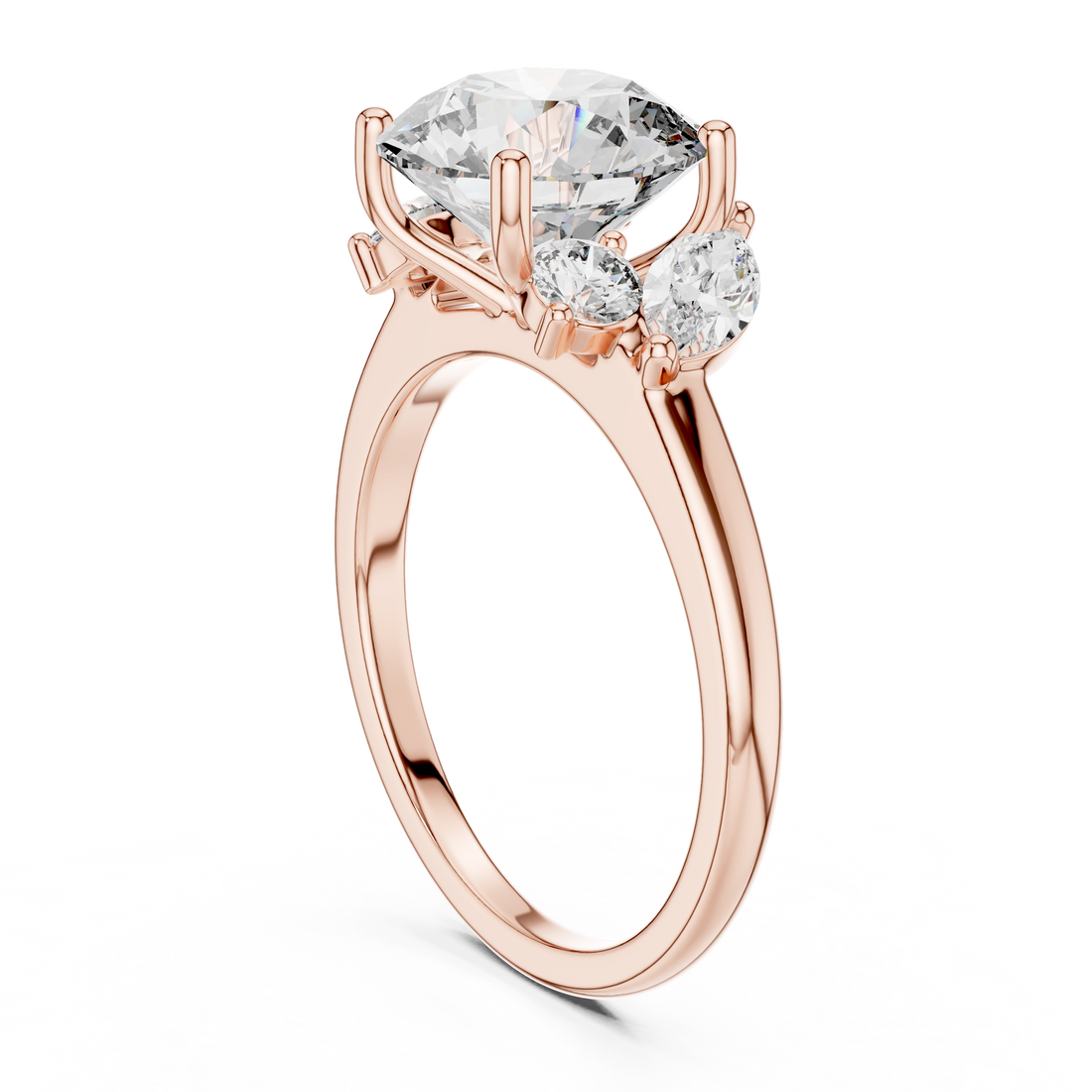 Flowing Wave Lab grown diamond Ring