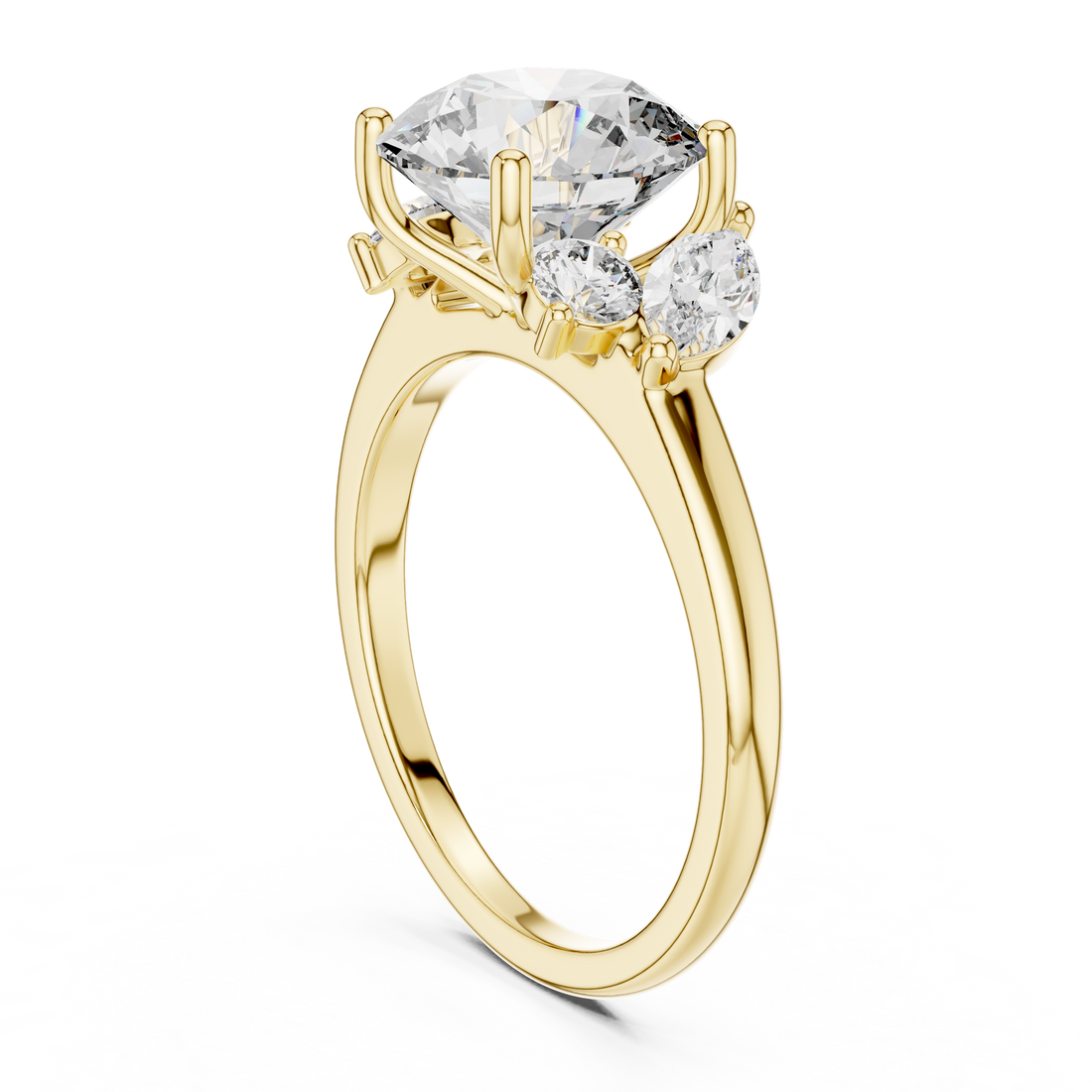 Flowing Wave Lab grown diamond Ring