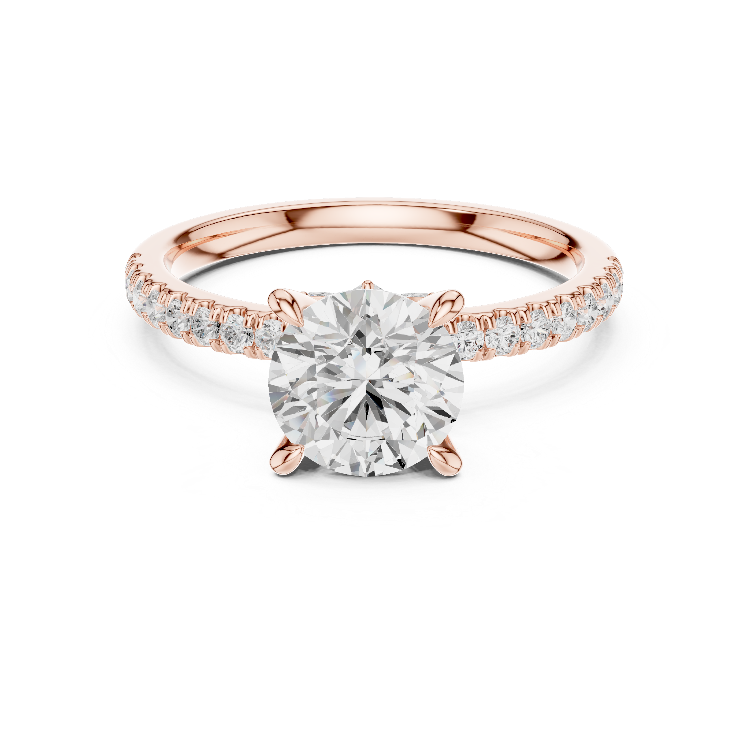 1.3 ct Round & Marquise Diamond Lab Grown Diamond Ring