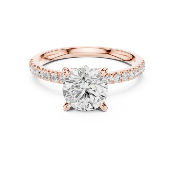 1.3 ct Round & Marquise Diamond Lab Grown Diamond Ring
