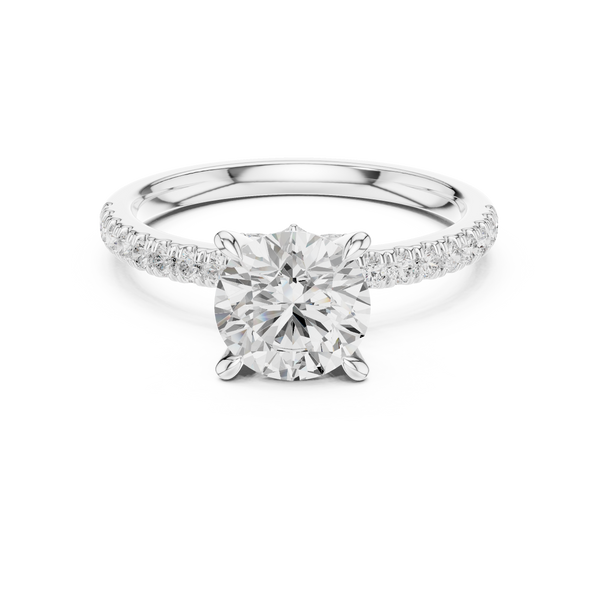 1.3 ct Round & Marquise Diamond Lab Grown Diamond Ring