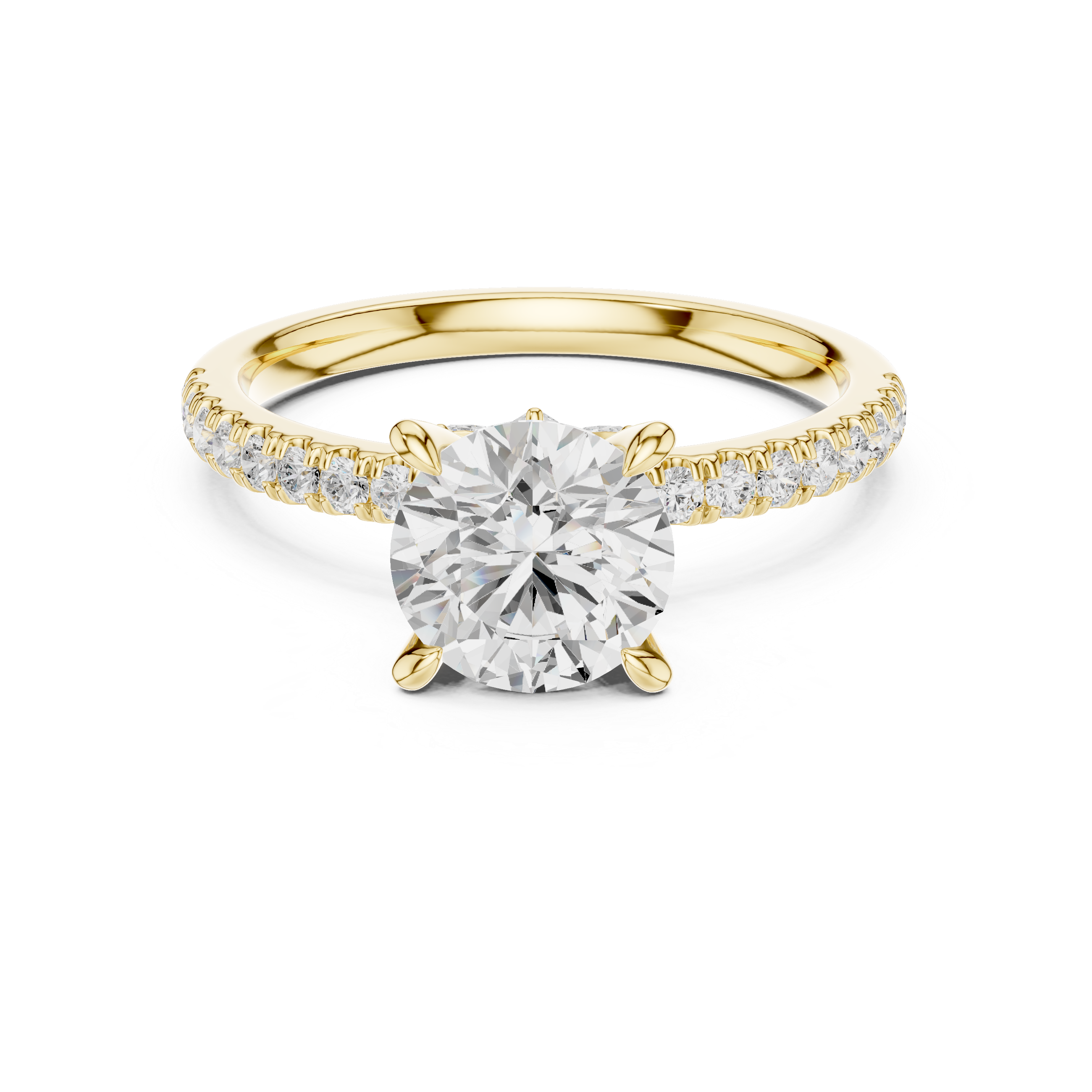 1.3 ct Round & Marquise Diamond Lab Grown Diamond Ring