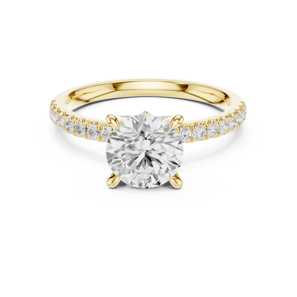 1.3 ct Round & Marquise Diamond Lab Grown Diamond Ring