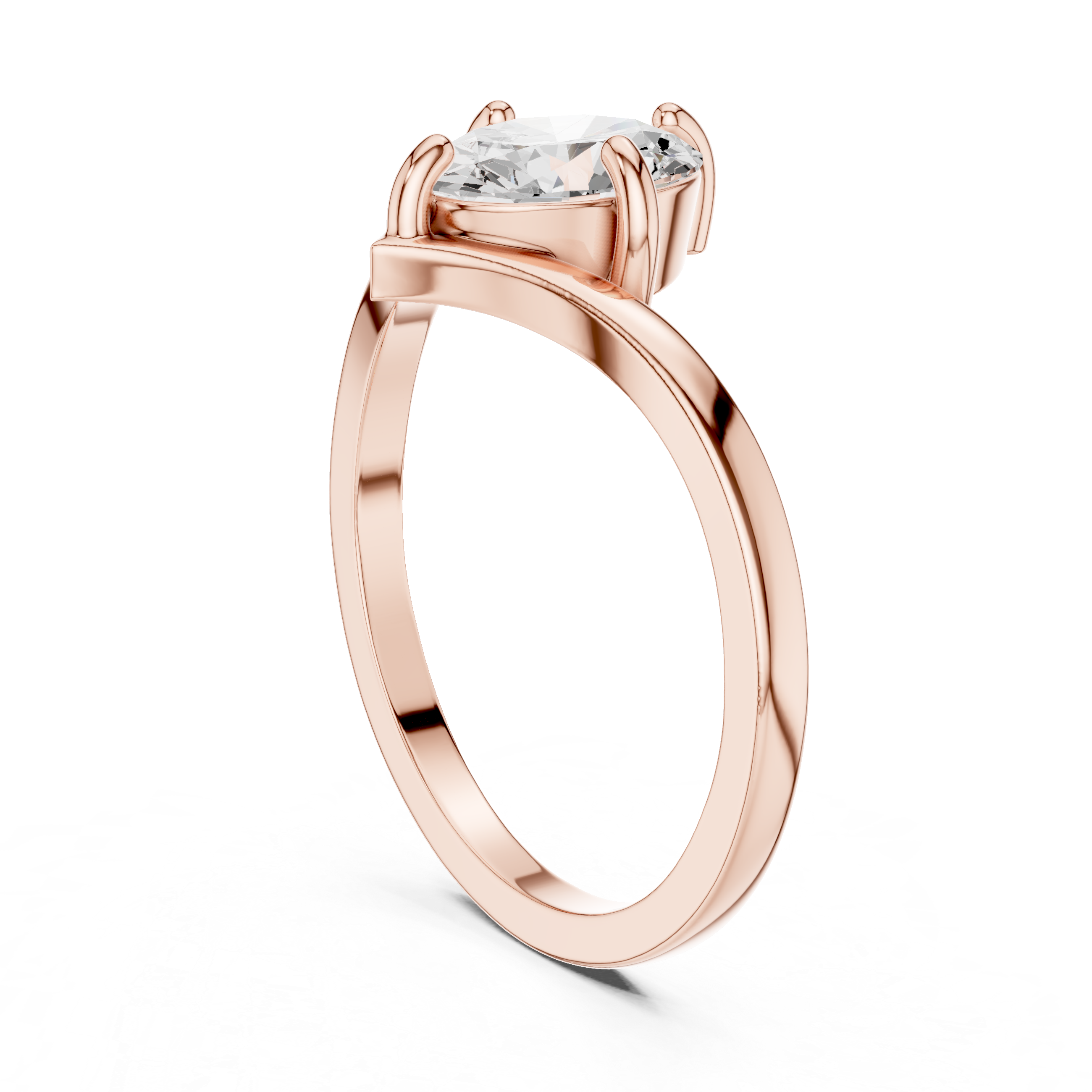 Timeless 1 ct Round Brilliant Diamond Lab Grown Diamond Ring