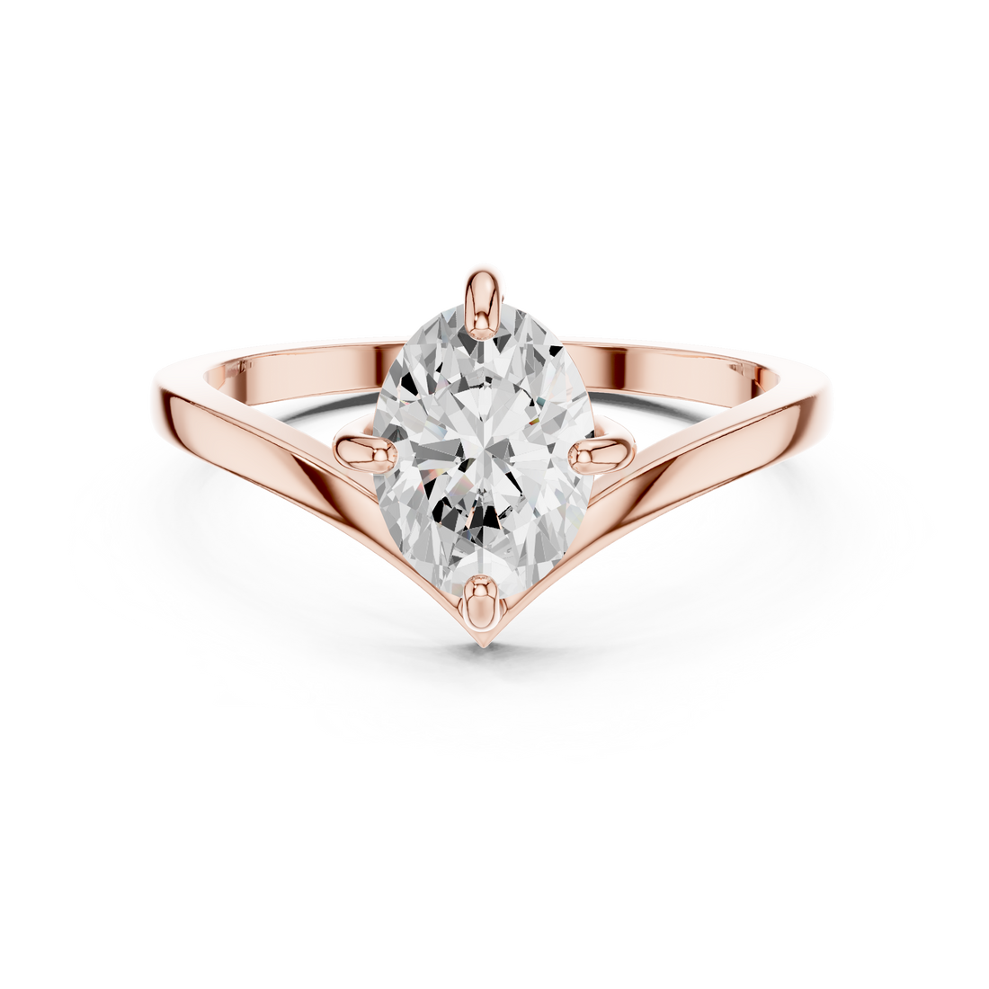 Timeless 1 ct Round Brilliant Diamond Lab Grown Diamond Ring