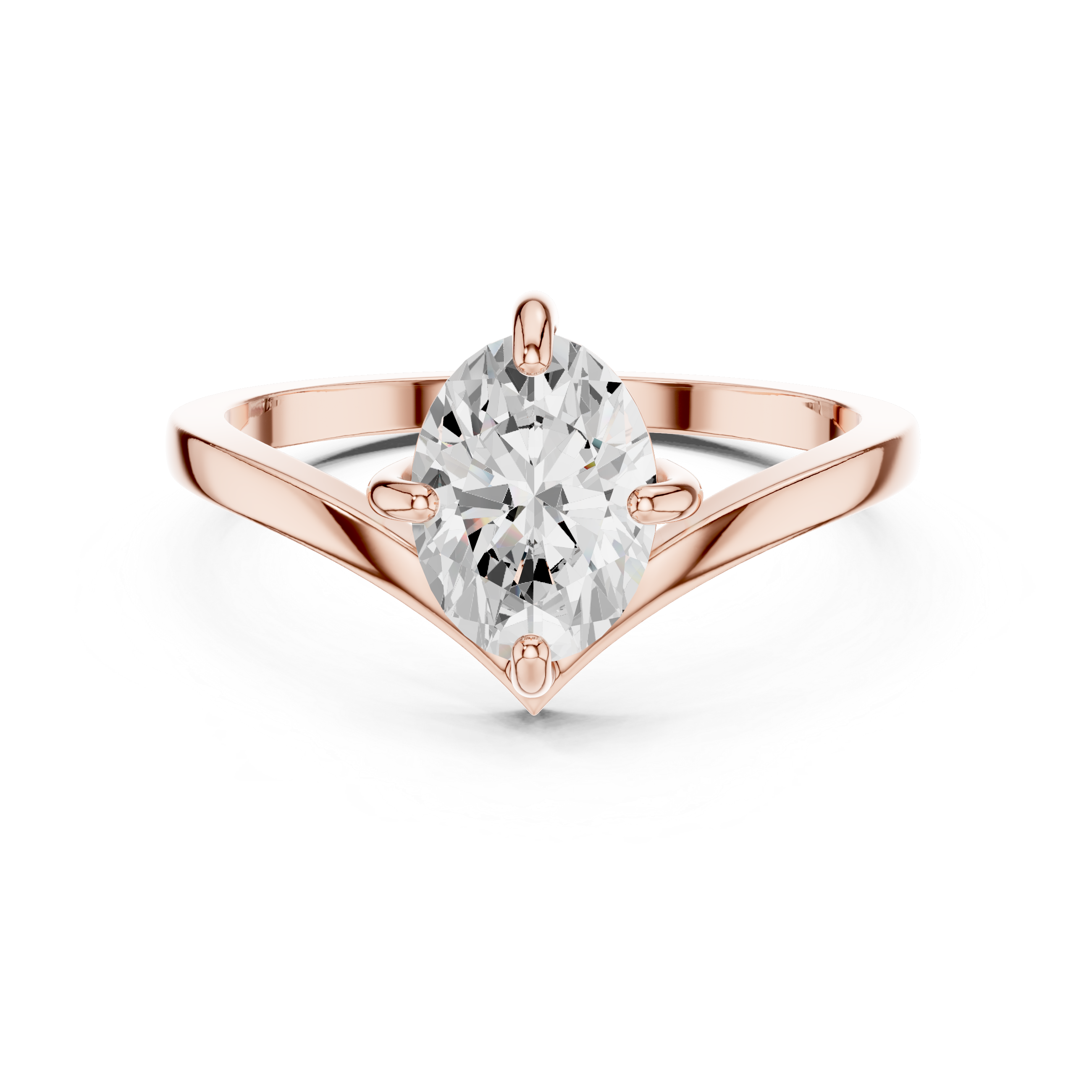 Timeless 1 ct Round Brilliant Diamond Lab Grown Diamond Ring
