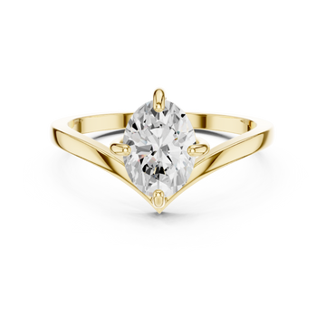 Timeless 1 ct Round Brilliant Diamond Lab Grown Diamond Ring
