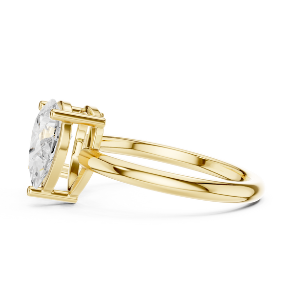 Regal 1 ct Oval Diamond Lab Grown Diamond Ring