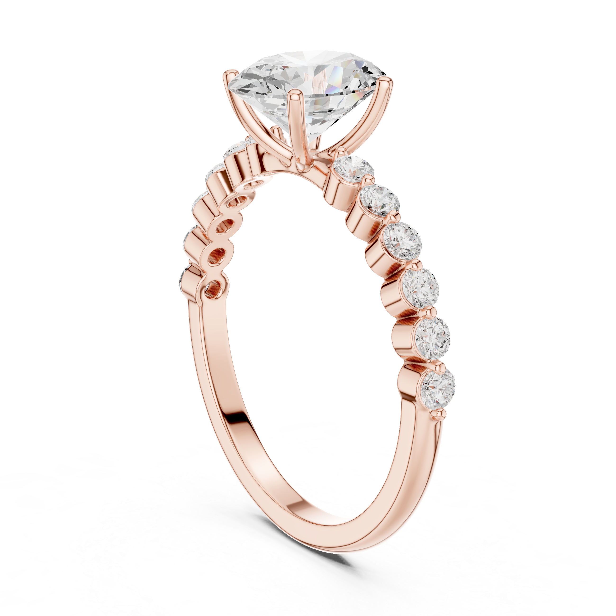1 ct Pear SolitaireLab Grown Diamond Ring