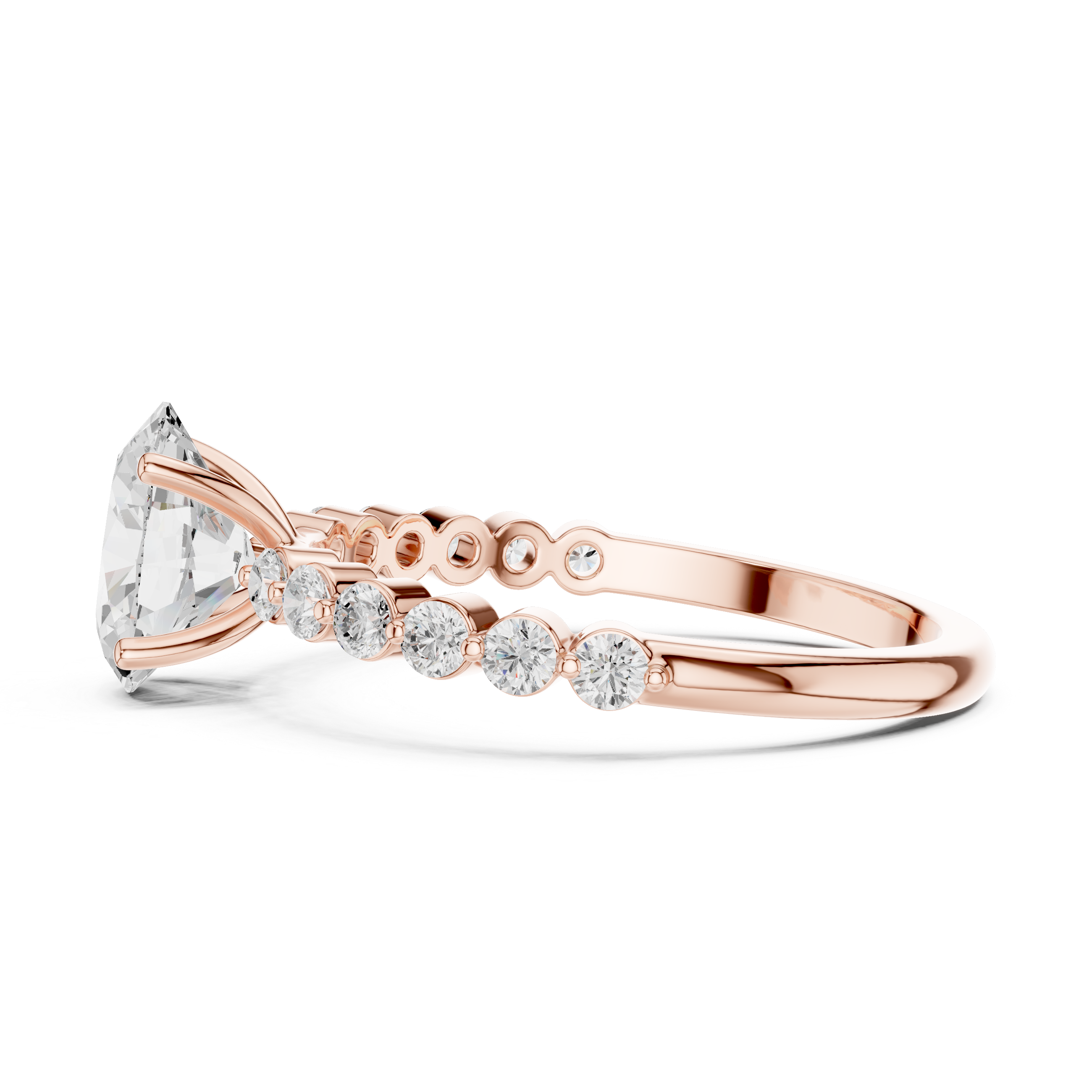 1 ct Pear SolitaireLab Grown Diamond Ring