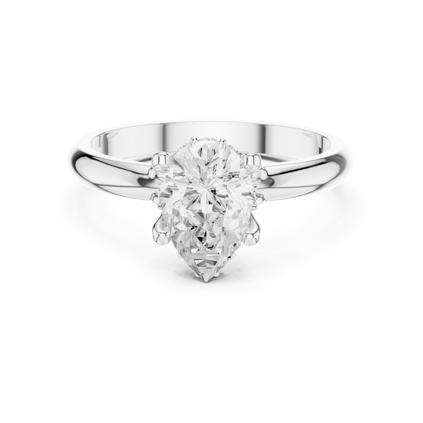 Exquisite 1 ct Pear Diamond Lab Grown Diamond Ring