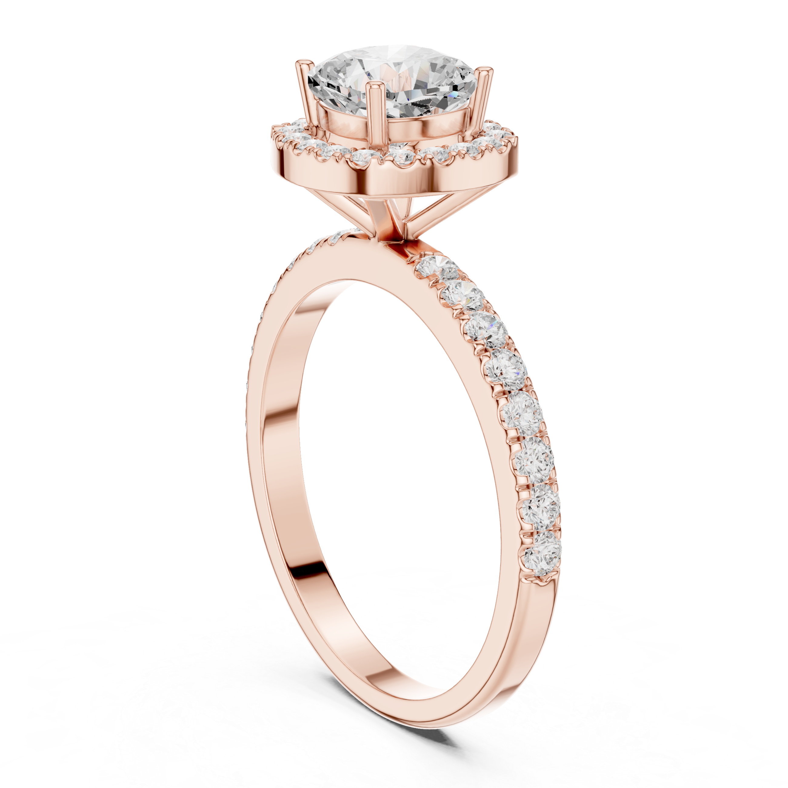 0.8 ct Round Brilliant Lab Grown Diamond Lab Grown Diamond Ring