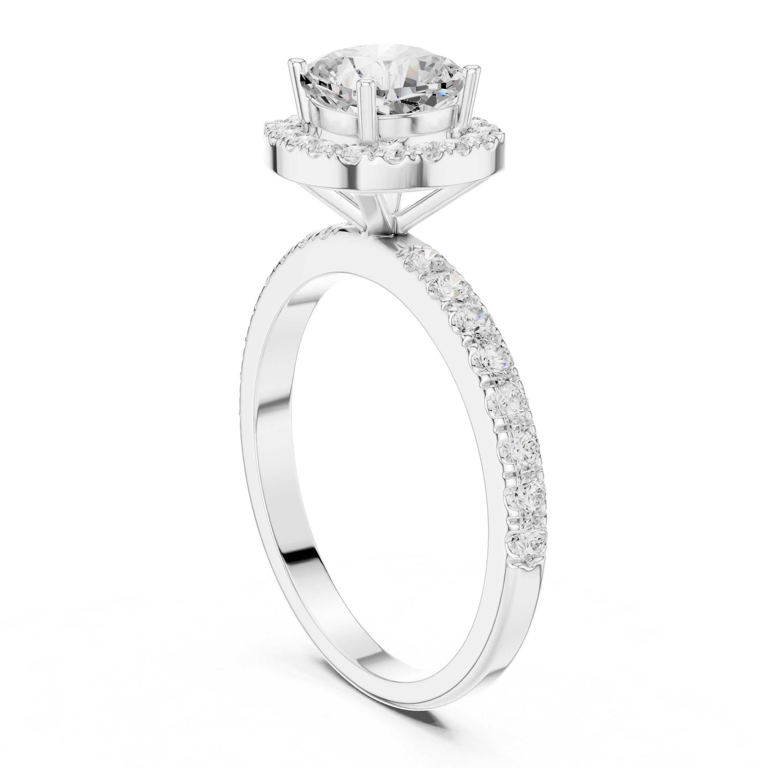 0.8 ct Round Brilliant Lab Grown Diamond Lab Grown Diamond Ring