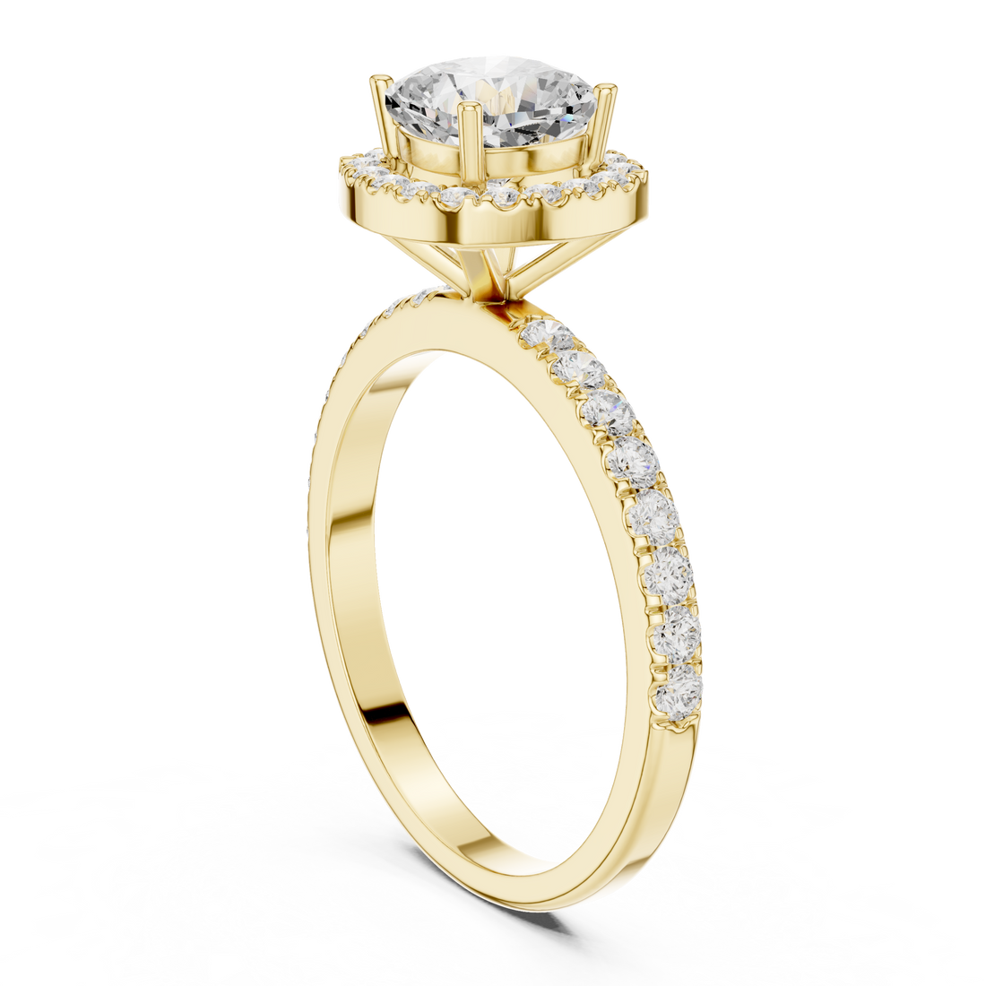 0.8 ct Round Brilliant Lab Grown Diamond Lab Grown Diamond Ring