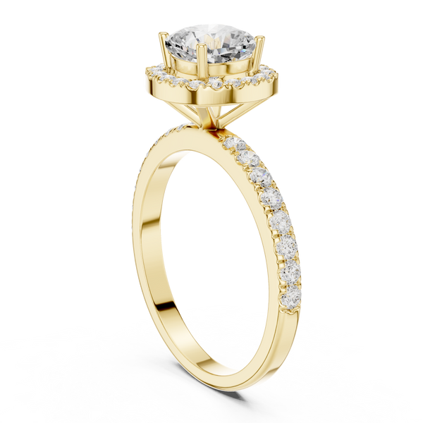 0.8 ct Round Brilliant Lab Grown Diamond Lab Grown Diamond Ring