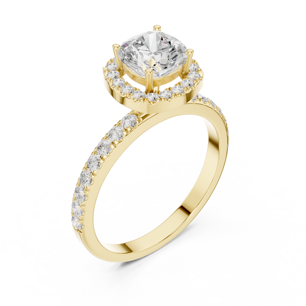 0.8 ct Round Brilliant Lab Grown Diamond Lab Grown Diamond Ring