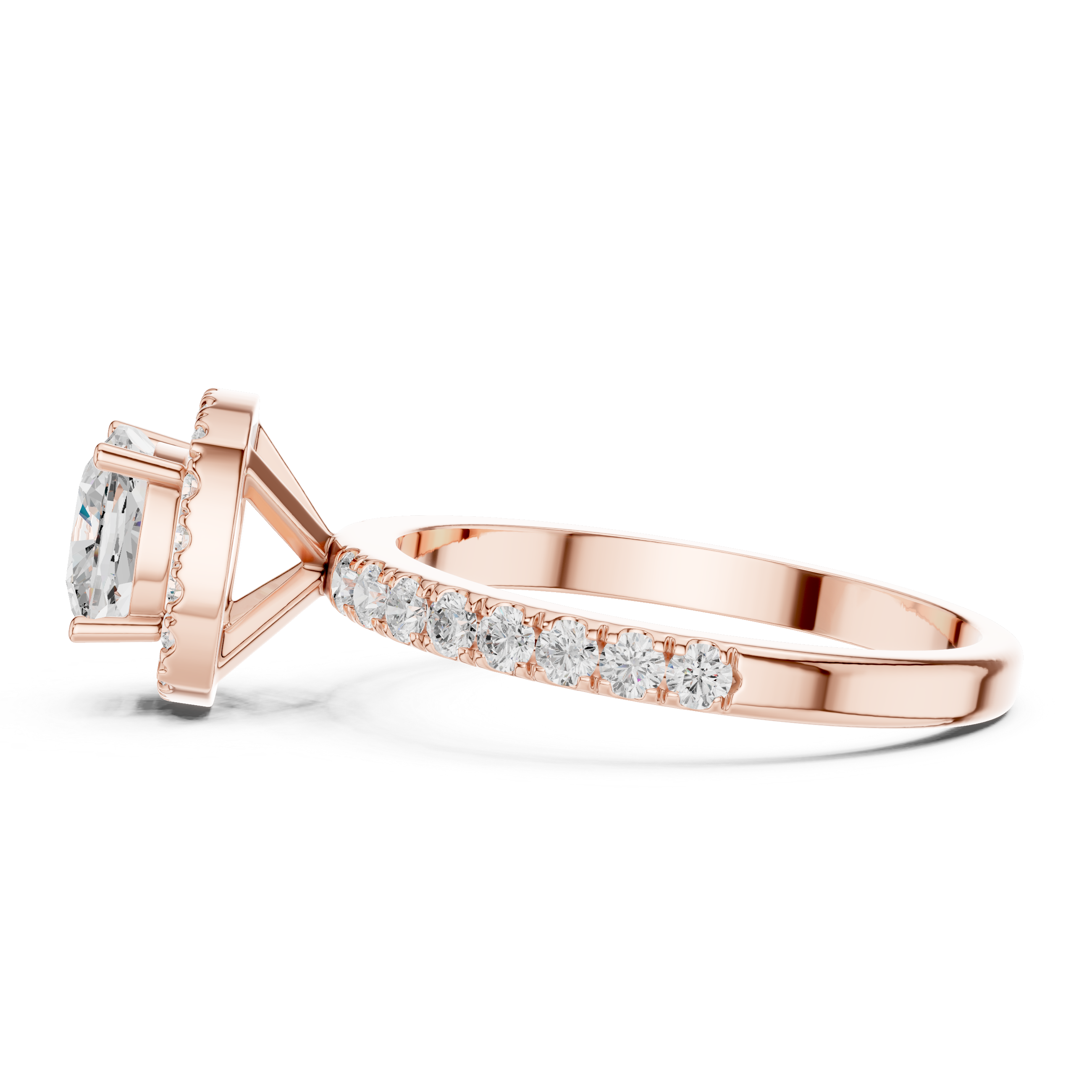0.8 ct Round Brilliant Lab Grown Diamond Lab Grown Diamond Ring