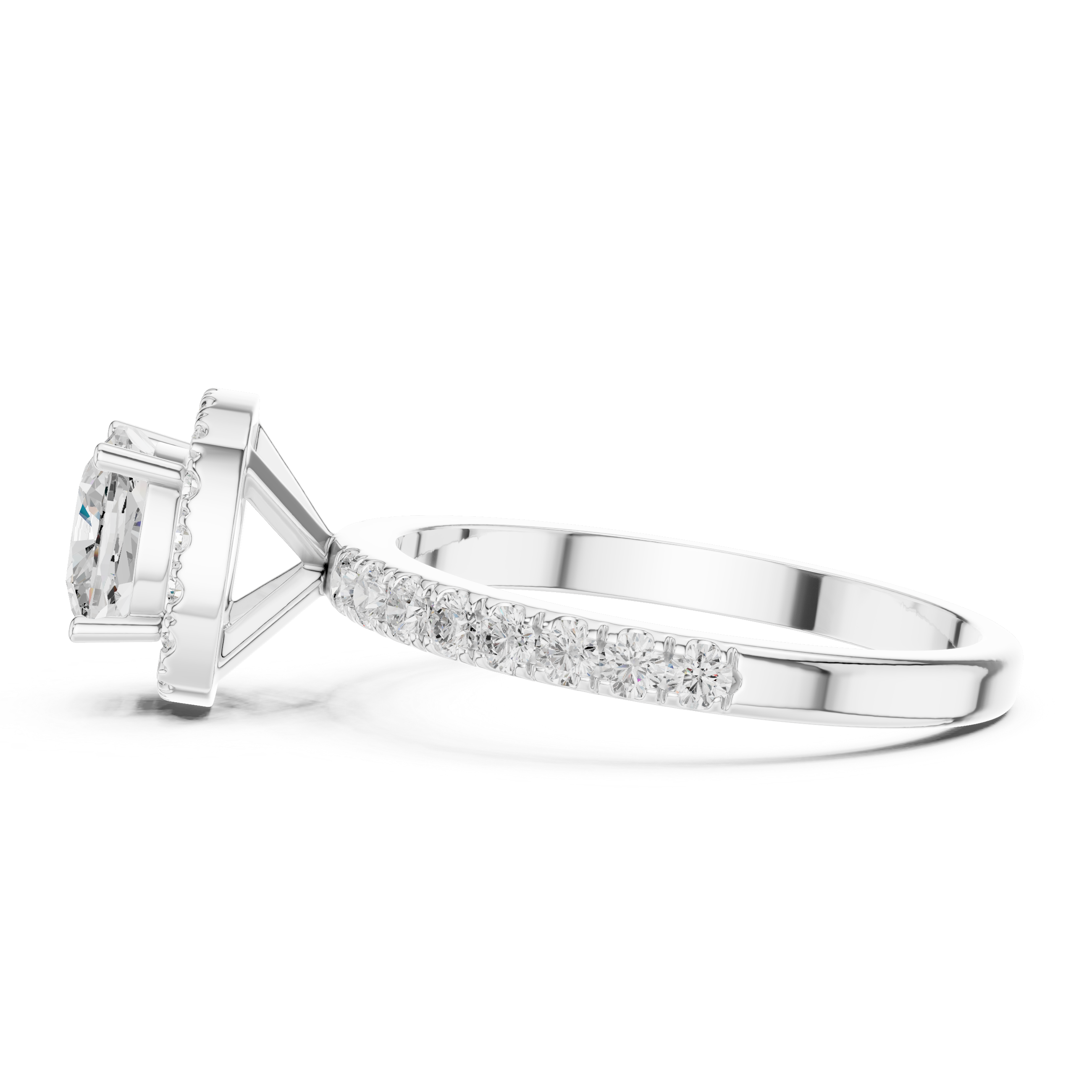 0.8 ct Round Brilliant Lab Grown Diamond Lab Grown Diamond Ring