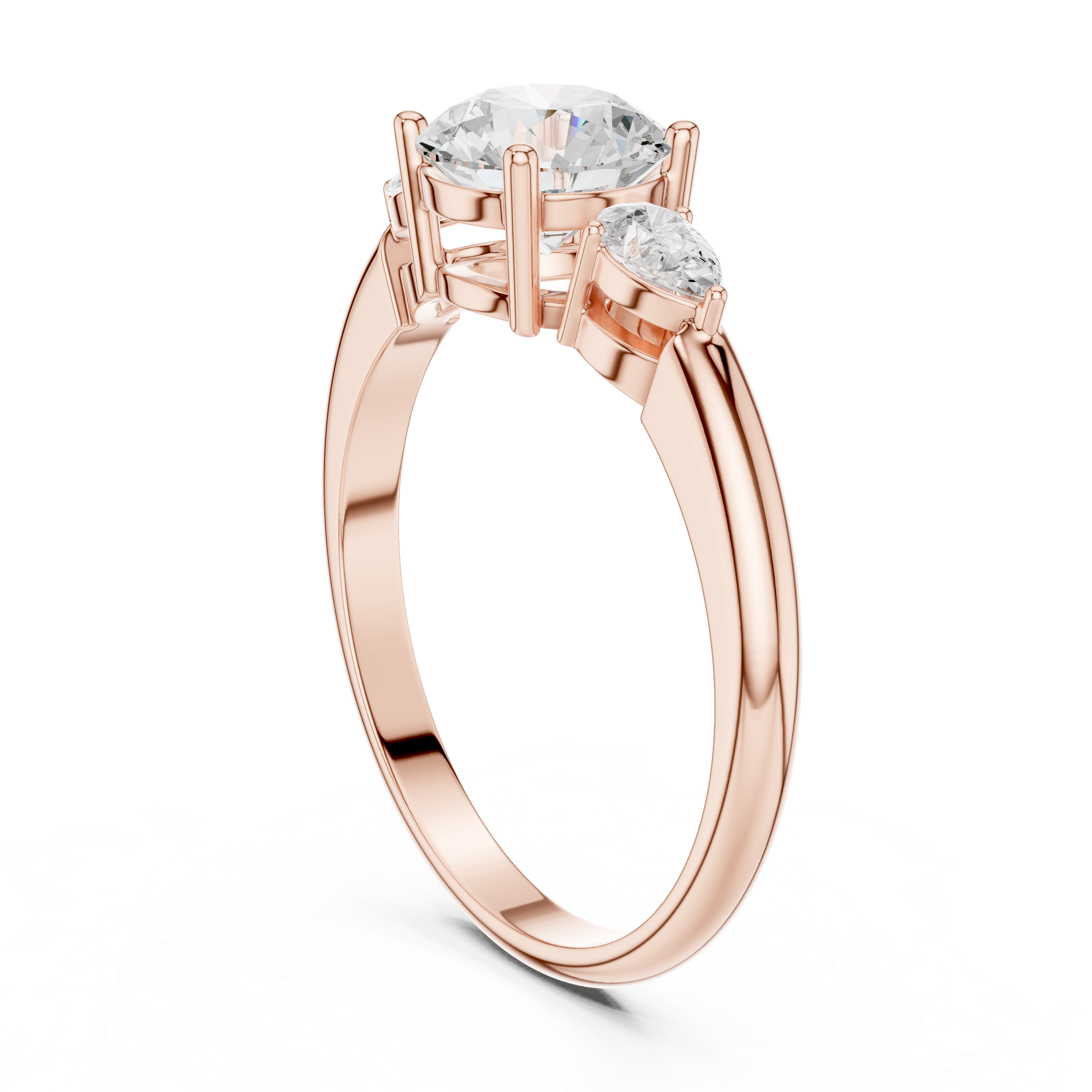 Timeless 1 ct Round Diamond Engagement Lab Grown Diamond Ring