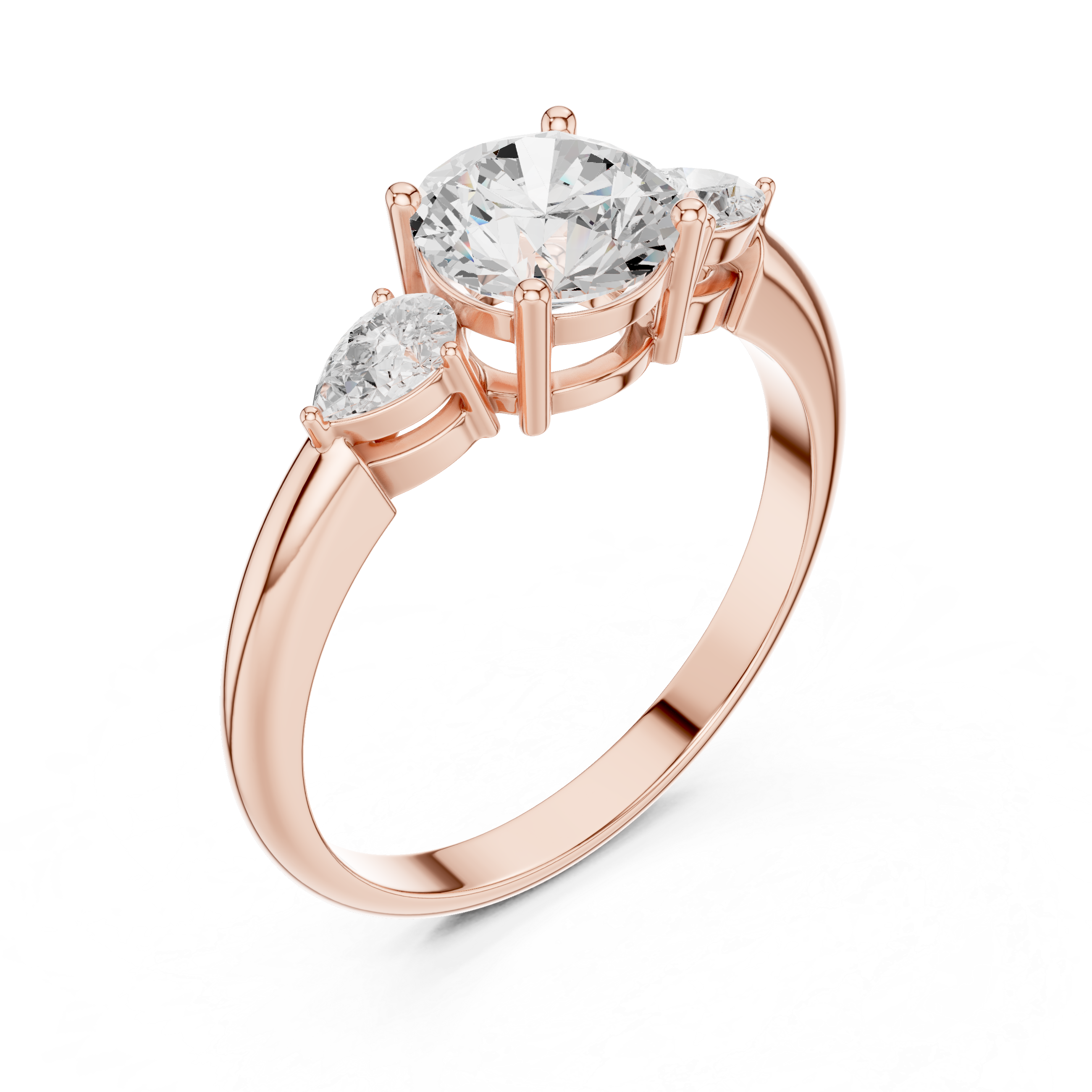 Timeless 1 ct Round Diamond Engagement Lab Grown Diamond Ring