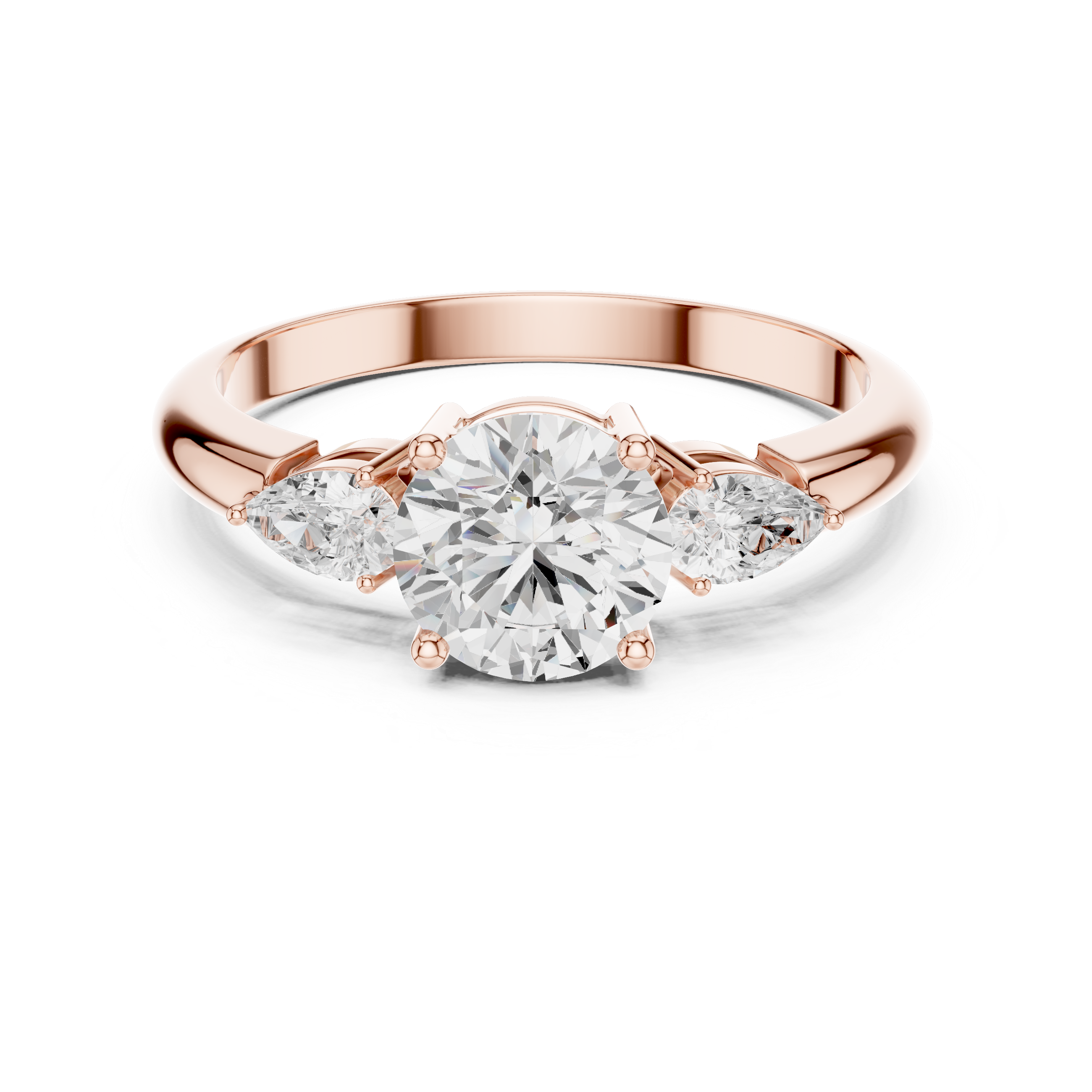 Timeless 1 ct Round Diamond Engagement Lab Grown Diamond Ring