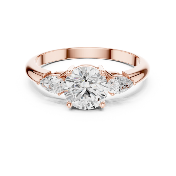 Timeless 1 ct Round Diamond Engagement Lab Grown Diamond Ring