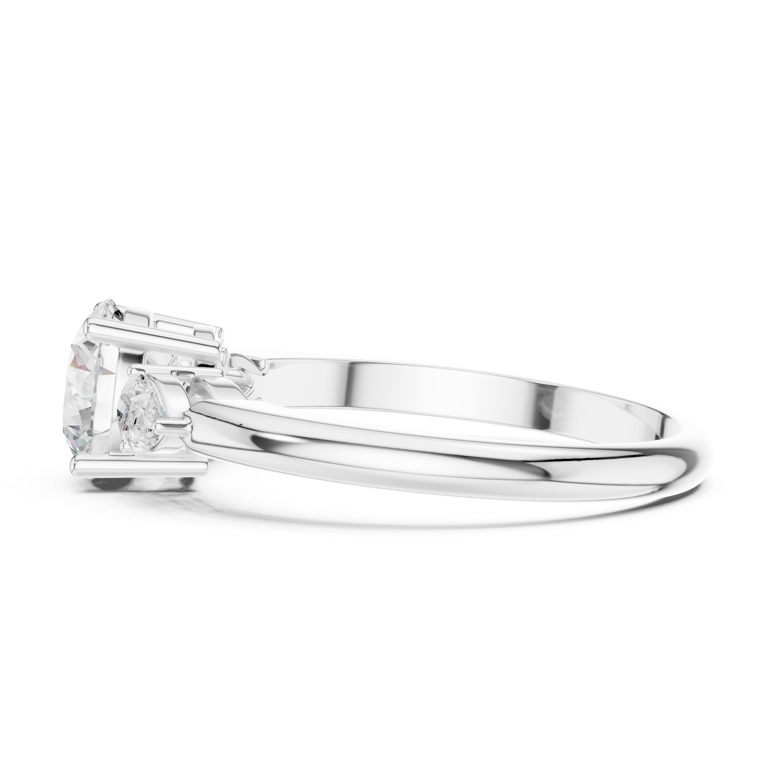 Timeless 1 ct Round Diamond Engagement Lab Grown Diamond Ring