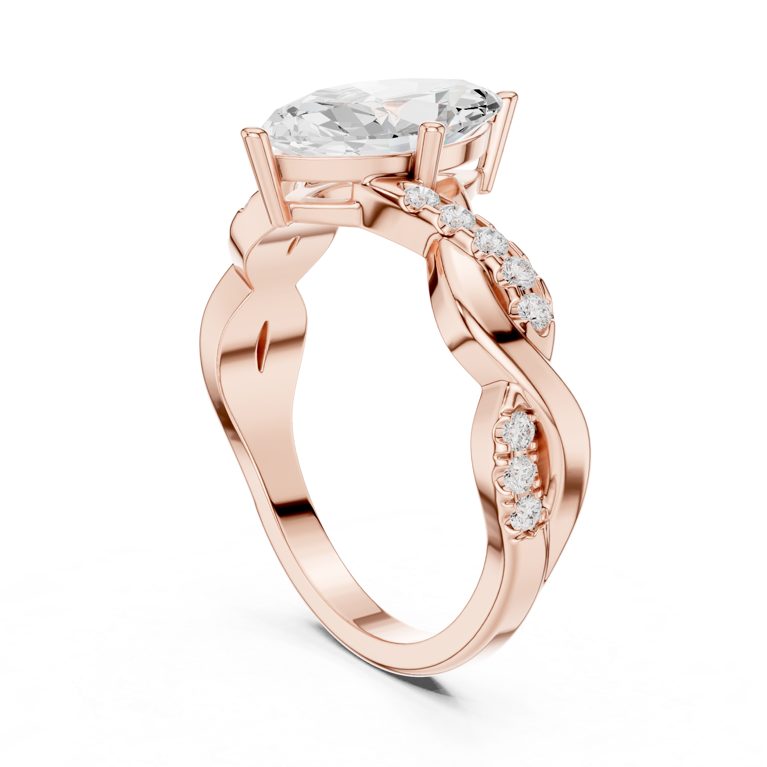 Eternal Radiance Round Lab Grown Diamond Ring