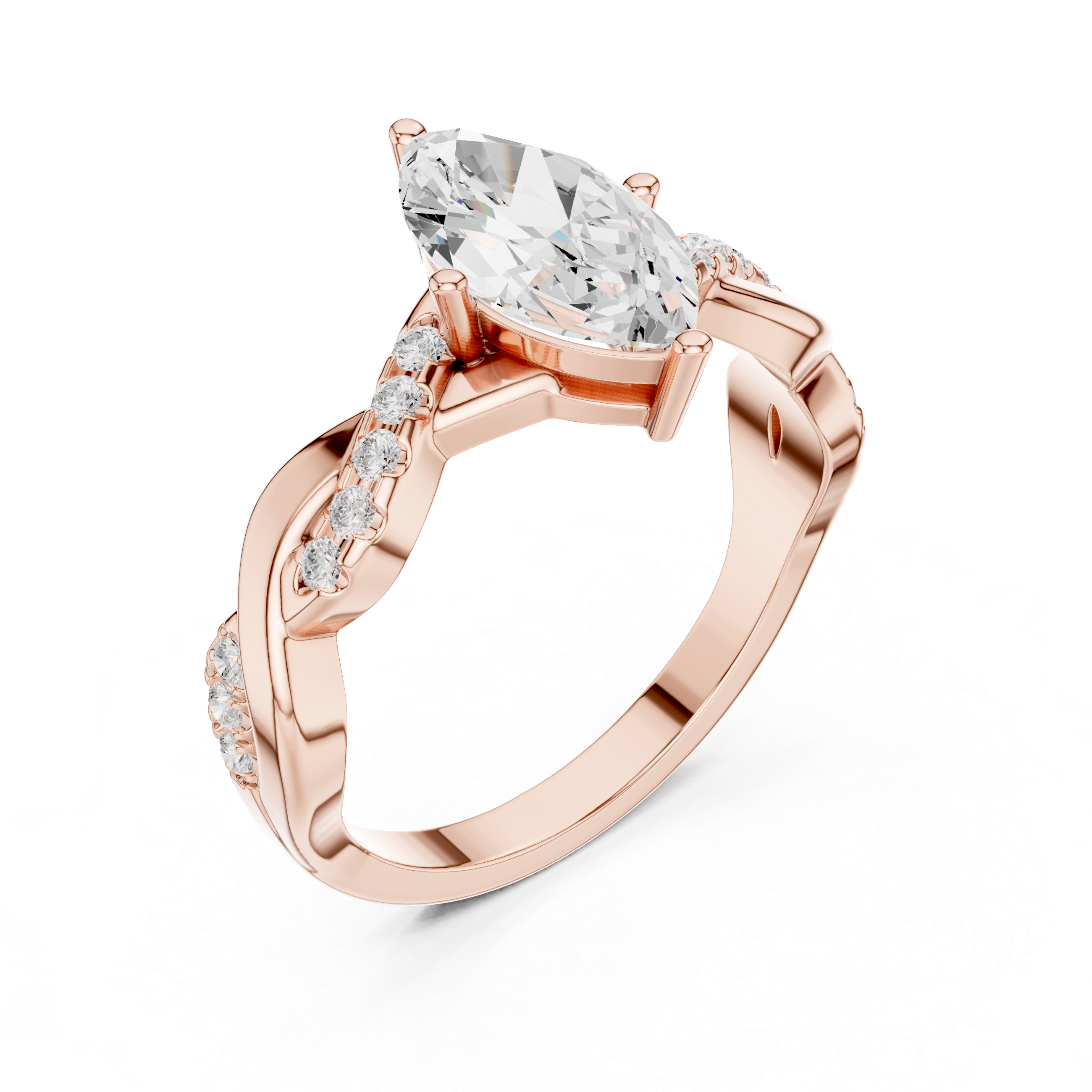 Eternal Radiance Round Lab Grown Diamond Ring