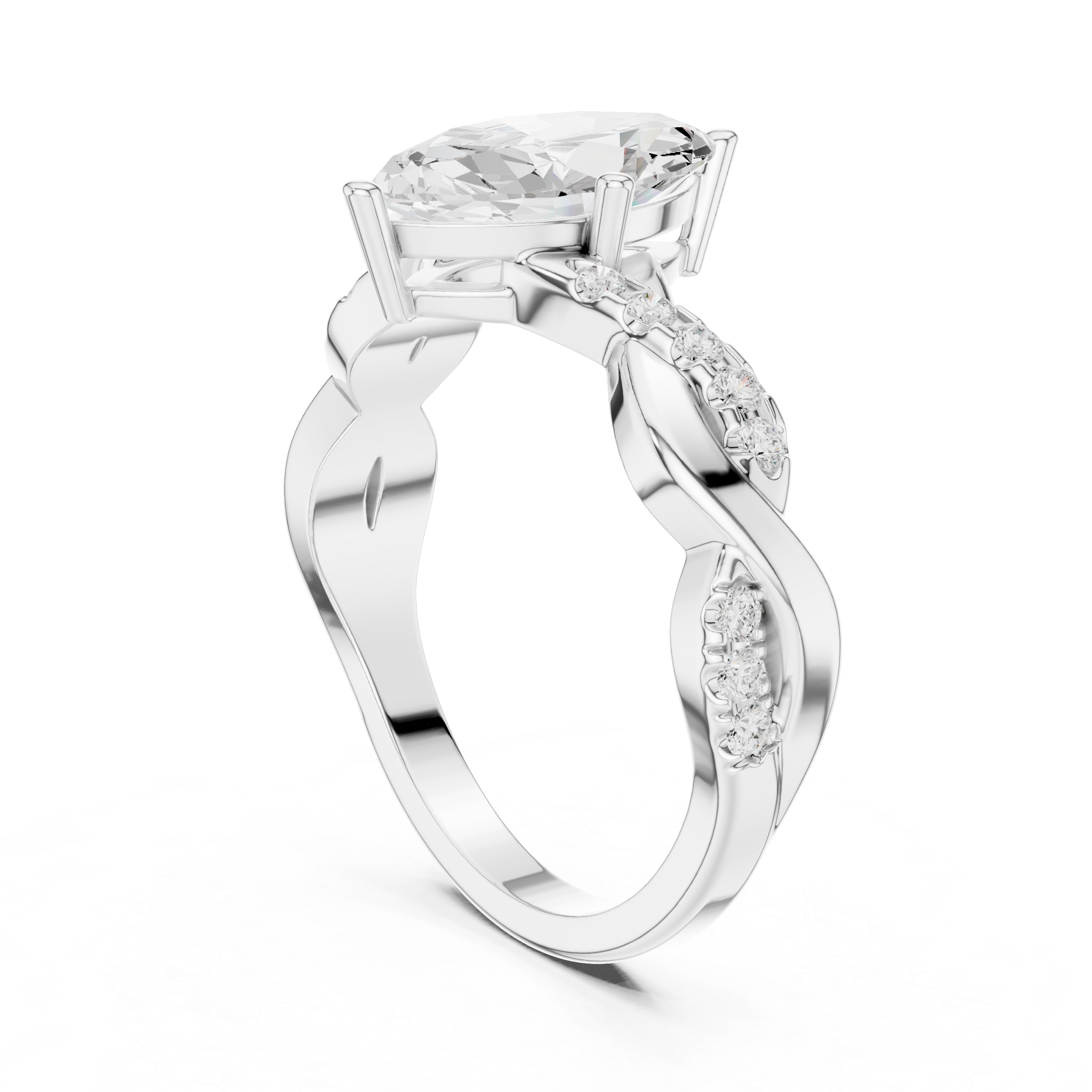 Eternal Radiance Round Lab Grown Diamond Ring