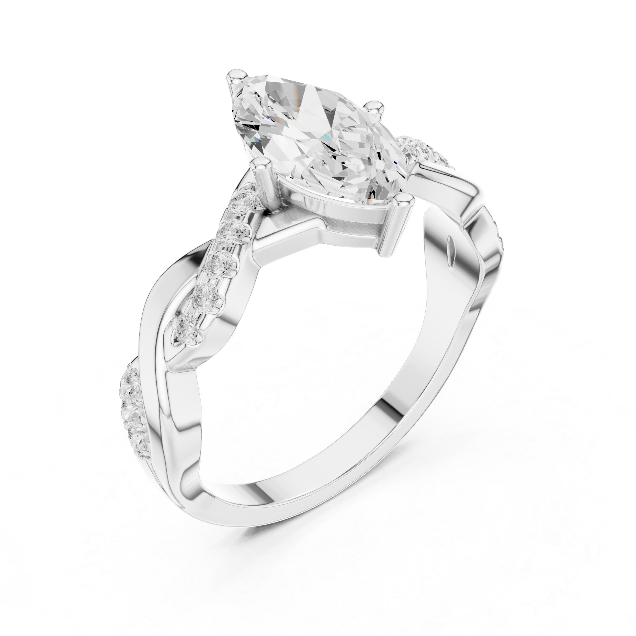 Eternal Radiance Round Lab Grown Diamond Ring