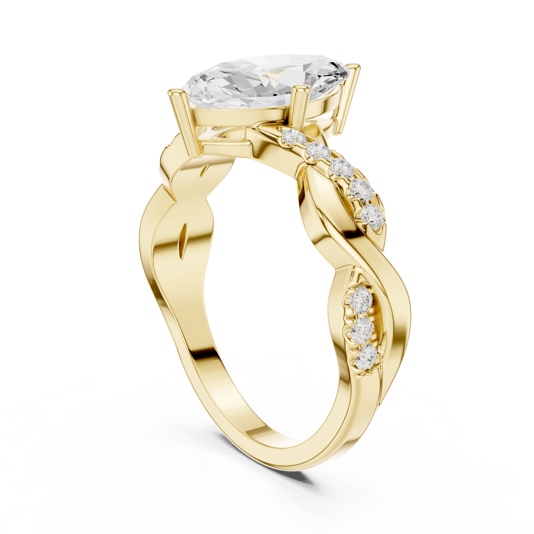 Eternal Radiance Round Lab Grown Diamond Ring