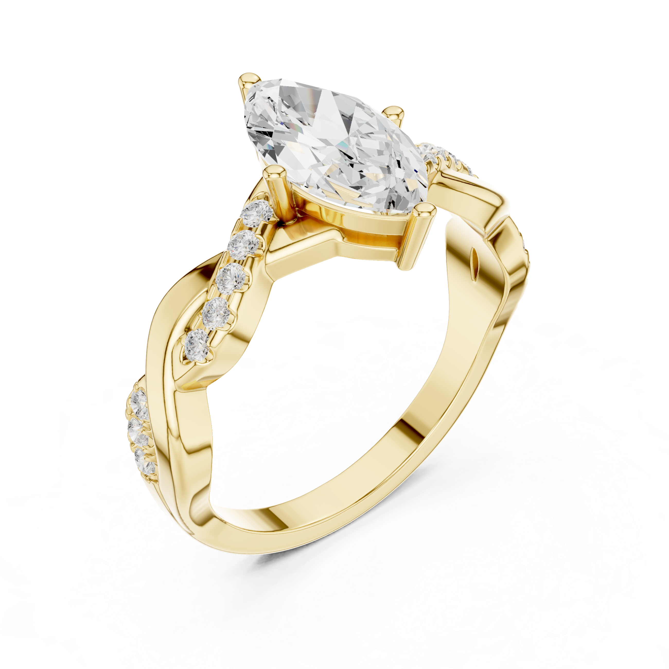 Eternal Radiance Round Lab Grown Diamond Ring